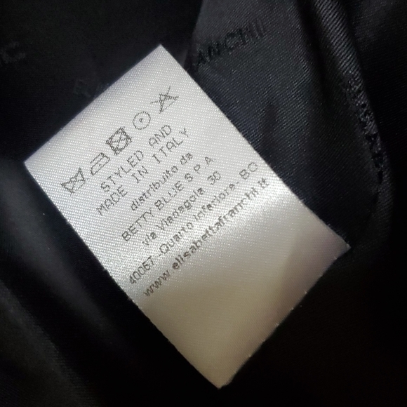ELIZABETTA FRANCHI BLACK BLAZER SIZE 46 - Picture 12 of 16